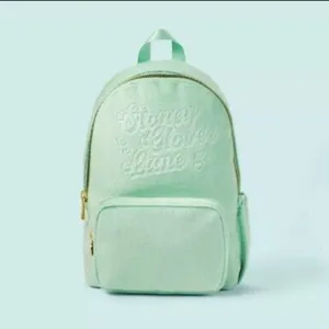 NWT Stoney Clover Lane x Target Mint Green Terry Backpack Full Size Beach Pool thumbnail 7