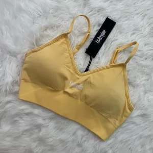 Civil Regime Pastel Yellow Kelly Seamless Bra Size Medium thumbnail 3