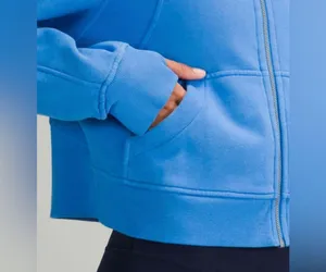 Lululemon RARE blue Scuba full zipper Nile thumbnail 4
