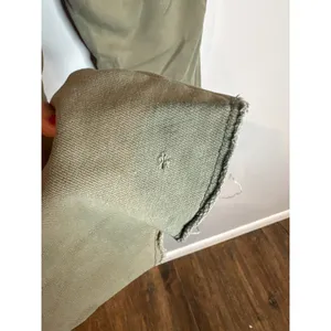 Aerie khaki green cropped sweatpants thumbnail 7