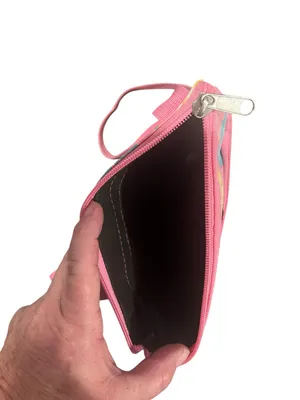 Simply Southern Crossbody Bag Pink Tropical Horseshoes Pockets Zippered thumbnail 8