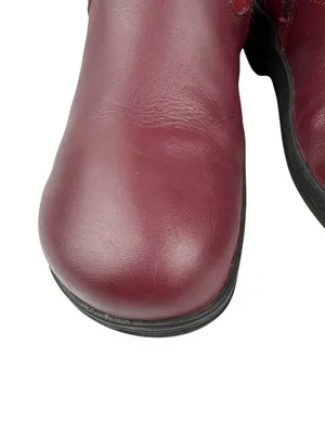 Alegria Kris Boots Womens Size 36/5-5.5 Red Leather Mid Calf Comfort Fall Winter thumbnail 3