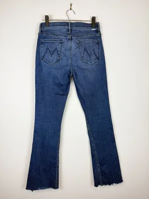 Mother The Runaway Step Fray Manana Mi Amor Bootcut Kick Flare Jeans Size 28 thumbnail 7