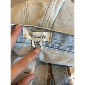 Madewell Relaxed Denim Shorts High Rise‎ Cutoff Blue Jorts Womens Size 25 thumbnail 4