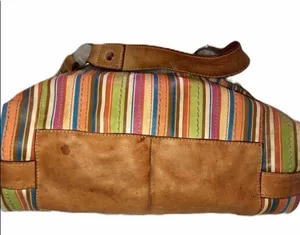 Fossil multicolor stripped hand bag thumbnail 6