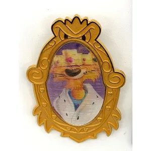 Disney Lenticular Villains Holographic Pin Prince John Robin Hood LE 5000 #4 thumbnail 3