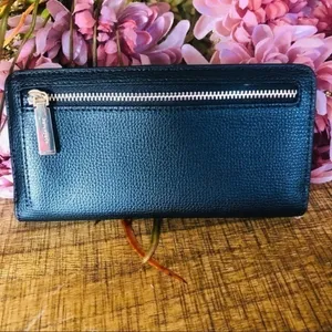 Kate Spade New York Refined Grain Leather Snap Wallet Black NWT thumbnail 5
