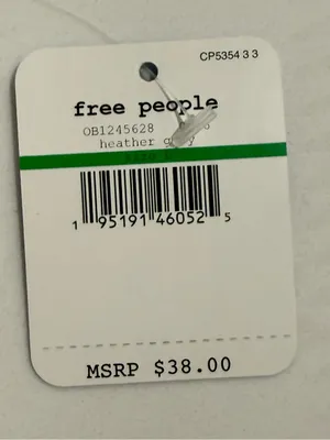 NWT Free People Babetown Gray Ribbed Mock Neck‎ Sleeveless Tank Sz L thumbnail 5