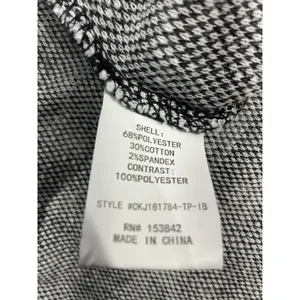 Womans Mellowday Size 3X White Black Open Front Cardigan Coat thumbnail 4