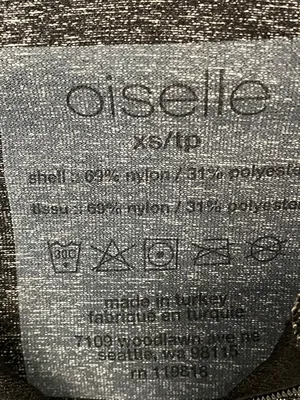 Oiselle Flyte Full Black Zip XS NWT! Workout Run thumbnail 6