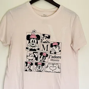 DISNEY Minnie Mouse J’Adore Short Sleeve Tee Medium thumbnail 2