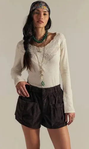Free People Corduroy shorts thumbnail 1