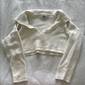 Princess Polly Cream Knit Top thumbnail 1