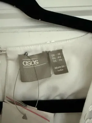 ASOS White Sequin Cocktail Dress thumbnail 2