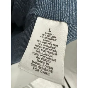 Magellan Outdoors Blue Quilted‎ Pullover Jacket Water Repellent Women Sz L thumbnail 7