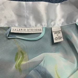 Valerie Stevens Sheer Floral Robe – Size M thumbnail 9