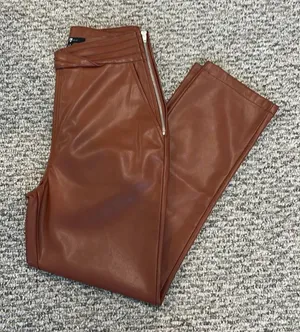 7 For All Mankind Leather Pants thumbnail 1