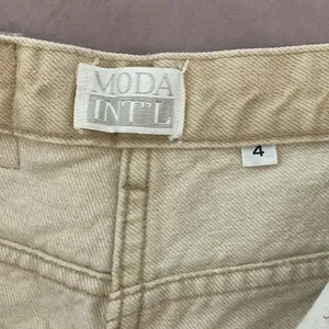 Moda International Beige Jeans thumbnail 2