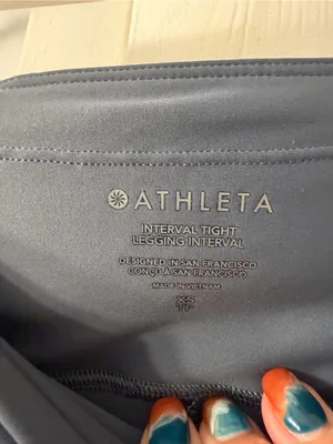 Athleta Slate Blue Interval Tight Leggings thumbnail 2