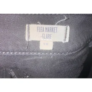 Madewell Flea‎ Market Flare Black Jeans Women's 28 Mid Rise Denim Stretch Sailor thumbnail 9