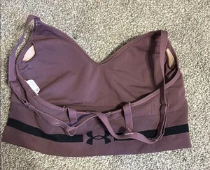 Under Armour Purple Sports Bra Seamless Design Medium Support thumbnail 3