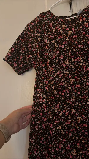 Old Navy Multicolor Floral Mini Dress thumbnail 6