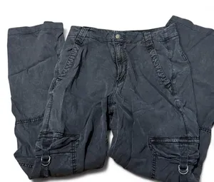 black american eagle cargo pants with adjustable waist thumbnail 1