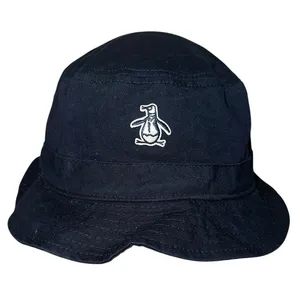 Original Penguin Navy Bucket Hat 100% Cotton OSFM Embroidered Logo‎ thumbnail 1