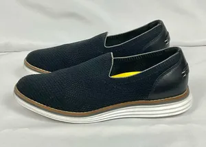 Cole Haan Original Grand Knit Loafers Cloudfeel Meridian Black Mesh Shoes Sz 6 thumbnail 1