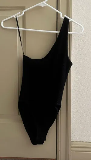 Asymmetrical Bodysuit Topshop thumbnail 1