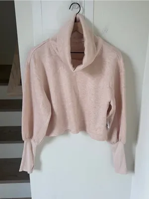 Free People FP Movement Ride It Out Layer - Light Pink - NWT thumbnail 1