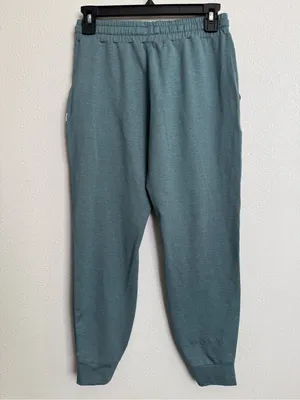 Vuori Blue Teal Performance Joggers XS Drawstring Athleisure Lounge Travel Pants thumbnail 6