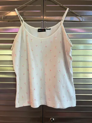 Vintage Floral Embroidered Tank Top thumbnail 1