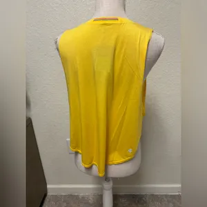 NWT FOUR LAPS Yellow Tank Top Size Large thumbnail 3