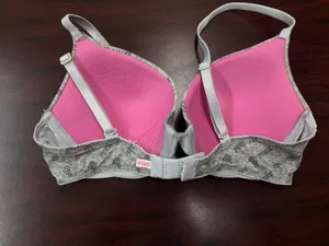 PINK Victoria’s Secret Wear Everywhere Grey Bra thumbnail 2