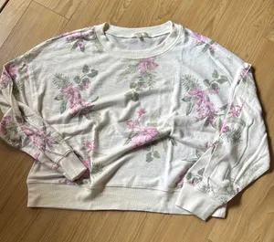 Z Supply Floral Print Sweater thumbnail 1