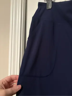 Women's Navy Wide-Leg Pants thumbnail 3