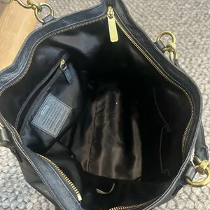 Coach Campbell Black Leather Satchel Bag G1320- F24845 thumbnail 5