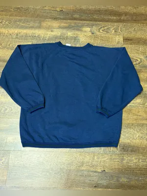 Vintage 90s POOH Disney Tigger Sweatshirt Womens XL Embroidered Navy Blue thumbnail 12