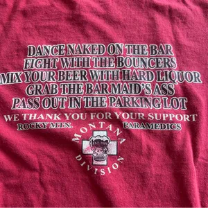 Gildan Rocky Mountain Paramedics Montana Tee Sz S thumbnail 5