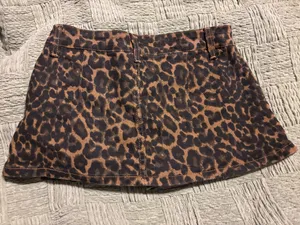 Cheetah Mini Skort Brown Size XS thumbnail 3