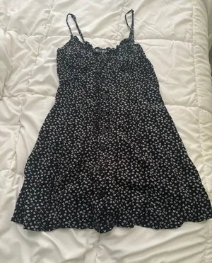 Aeropostale Black Floral Dress thumbnail 1