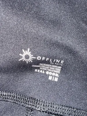 Aerie OFFLINE Hugger High Rise Leggings Black Medium 27” Inseam thumbnail 5