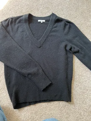 Black V Neck Sweater thumbnail 5