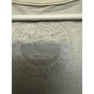 Lauren James Florida Gators Raglan T-Shirt Women MD Grey‎ Cream Sweet Tee (B) thumbnail 3