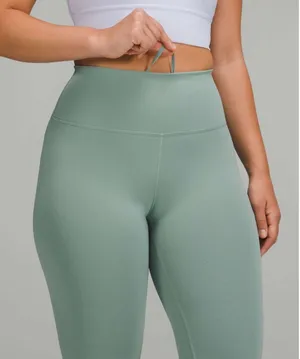 Lululemon Wunder Train Contour Fit High-Rise Tight 25" In Misty Glade Size 14 thumbnail 1