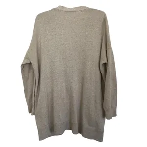 Madewell Long Cardigan Sweater Marled Flax Size Medium thumbnail 4