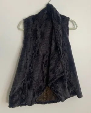 Vine‎ Street USA Faux Fur Vest size small thumbnail 1