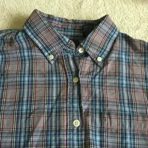 American Eagle Vintage Plaid Purple Button Down Shirt - Sz Medium thumbnail 5