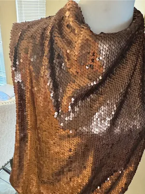 New TCEC boutique copper sequin party dress thumbnail 2